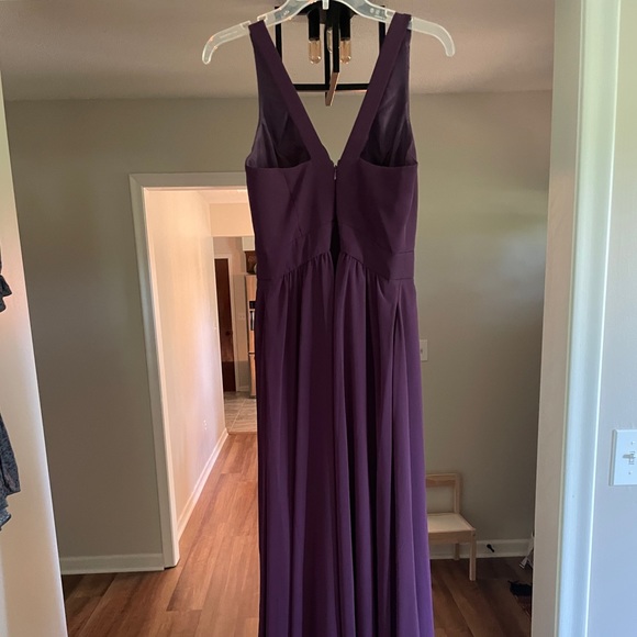 Floor length purple gown - Picture 2 of 4